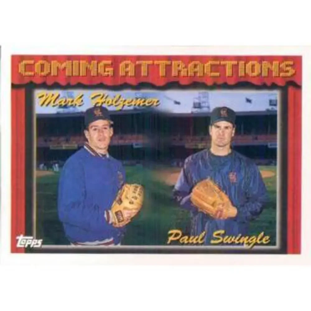 1994 Topps Mark Holzemer / Paul Swingle CA, RC # 765 California Angels